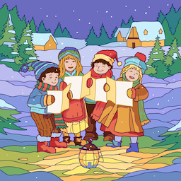 Carolers Small PNG